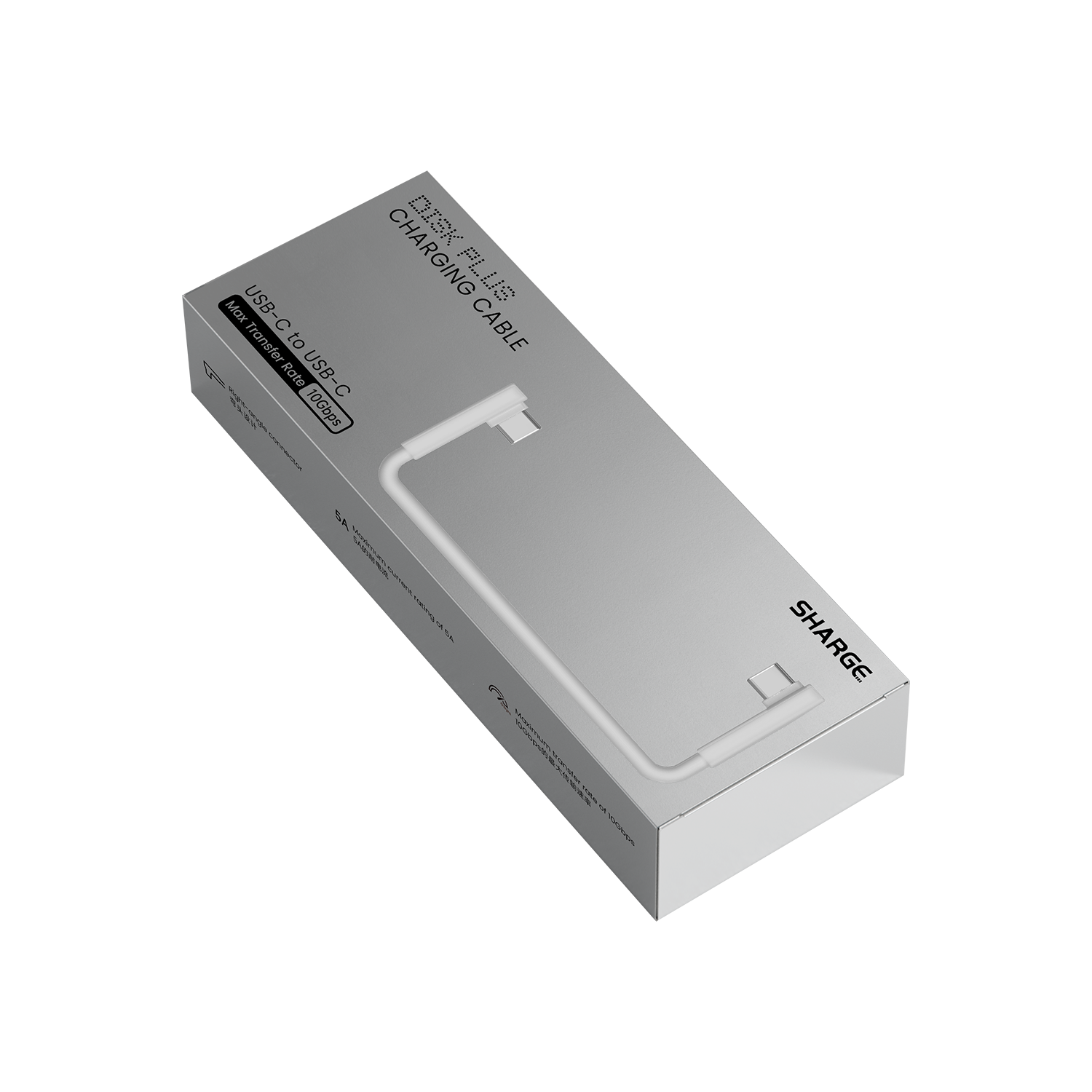 L-förmiges USB-C-Kabel (Daten und Laden)